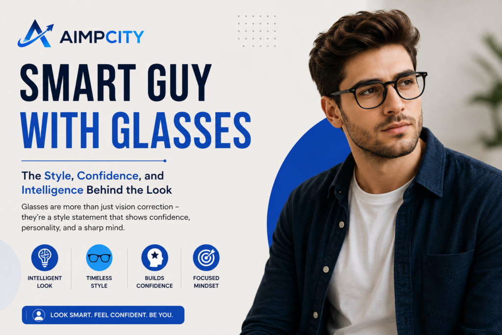 Smart Guy with Glasses