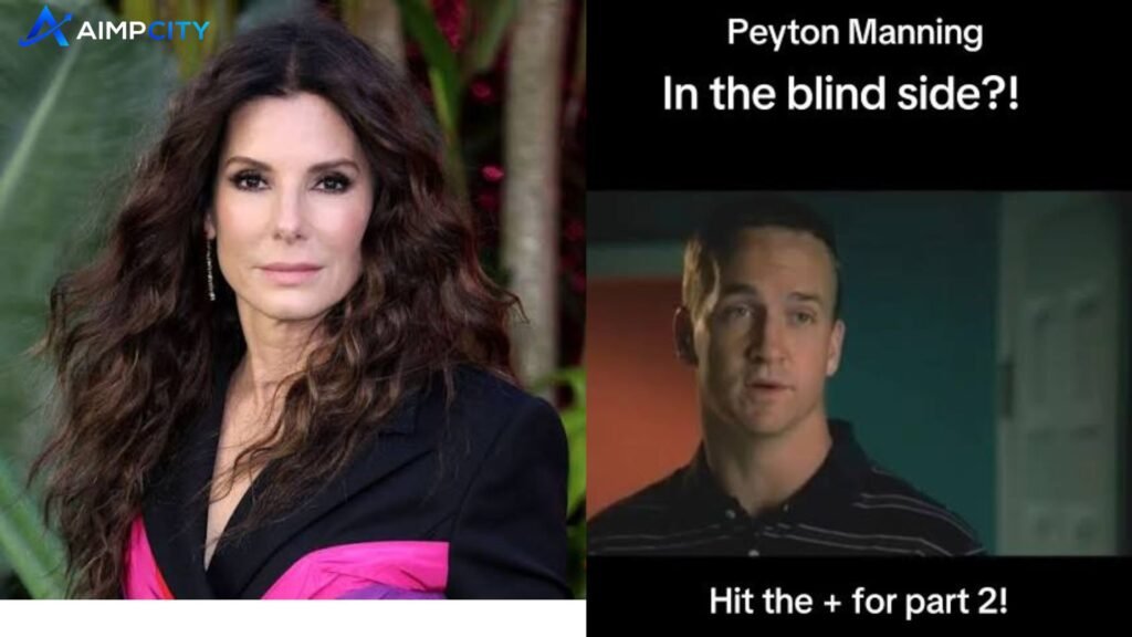 peyton manning and sandra bullock